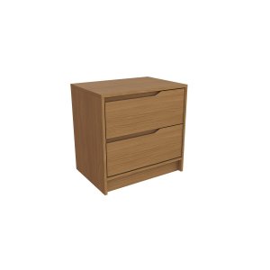 Mesa de Cabeceira 2 Gavetas R261 Canela Kappesberg