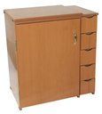 Ver imagem 1 de Gabinete Luxo 5 Gavetas P/maquina de Costura Doméstica Cedro