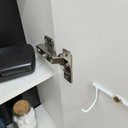 Ver mais imagens de Espelho de Chão Grande Retângular 175x49cm 2 Prateleiras Porta Acessórios Retrô PE2024 Branco