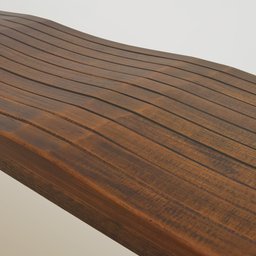 Banco de Madeira Maciça 3 Lugares 160cm Brut Iaza Móveis - 7