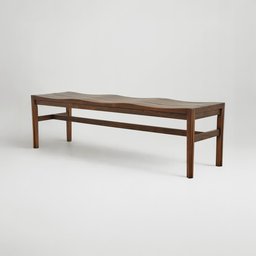 Banco de Madeira Maciça 3 Lugares 160cm Brut Iaza Móveis - 5