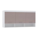 Ver imagem 1 de Guarda Roupa Modulado Alpes Maleiro Ponte Aéreo Casal Queen 1,58m - Módulo Luciane:cinammon