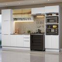 Ver imagem 1 de Armário de Cozinha Completa 330cm Branco Stella Madesa 03