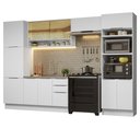 Ver imagem 3 de Armário de Cozinha Completa 330cm Branco Stella Madesa 03