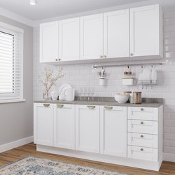 Cozinha Modulada 4 Peças com 2 Aéreos e 2 Balcões Arizona CabeCasa MadeiraMadeira - 2