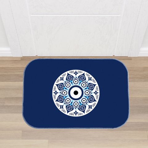 Tapete de Entrada Estampas Divertidas Antiderrapante Mandala