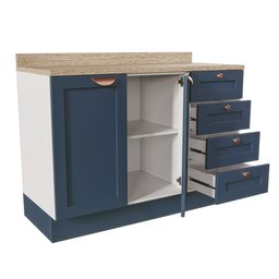 Cozinha Modulada 4 Peças com 2 Aéreos e 2 Balcões Arizona CabeCasa MadeiraMadeira - 17