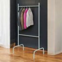 Ver imagem 1 de Arara para Roupas Compacta Branca Expositor Aberto Ferro