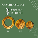 Ver imagem 3 de Descanso Panela Quente Travessas e Fôrmas Suporte de Madeira