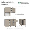 Ver imagem 5 de Armário de Cozinha Compacta 180 Cm Nice Madesa 02