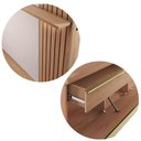 Ver imagem 5 de Rack com Painel Trancoso para Tv de até 70 - Freijó/Off Whi