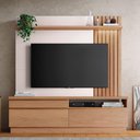 Ver imagem 1 de Rack com Painel Trancoso para Tv de até 70 - Freijó/Off Whi