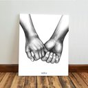 Ver imagem 7 de Kit 3 Quadro Decorativo Casal Namorados Amor Quarto Qualidade Premium 40x28cm