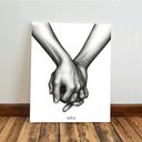Ver imagem 5 de Kit 3 Quadro Decorativo Casal Namorados Amor Quarto Qualidade Premium 40x28cm