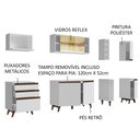 Ver imagem 5 de Armário de Cozinha Completa 235cm Branco Reims Madesa 01