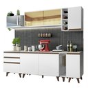 Ver imagem 3 de Armário de Cozinha Completa 235cm Branco Reims Madesa 01