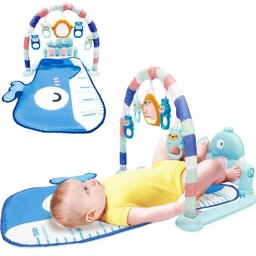 Tapete de Atividades Bebê Piano Musical Mobile Baby Style com Teclado Removível Luzes e Sons Estímul - 1