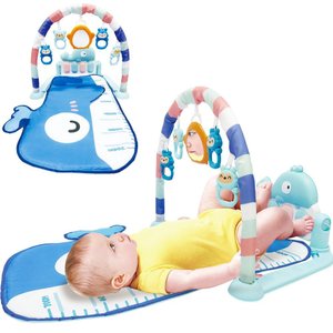 Tapete de Atividades Bebê Piano Musical Mobile Baby Style com Teclado Removível Luzes e Sons Estímul