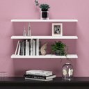 Ver imagem 3 de Kit 3 Prateleiras Lisa Nicho Mdf Tamanho 60cm X 20cm