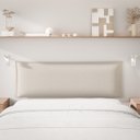 Ver imagem 3 de Painel Cabeceira Perro Para Cama de Casal Parede Estofada