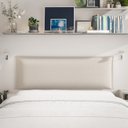 Ver imagem 1 de Painel Cabeceira Perro Para Cama de Casal Parede Estofada