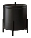 Ver imagem 7 de Suporte Papel Higienico e Lixeira Level Base em Peroba Preto - Harmônica Móveis