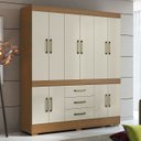 Ver imagem 1 de Guarda Roupa Casal 180cm 10 Portas Deno Atacama/areia A15 - Mpozenato
