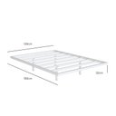 Ver imagem 3 de Cama Flutuante de Casal 139x189cm Industrial Yescasa Branco