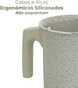 Ver imagem 2 de Fervedor Leiteira Antiaderente Cerâmica Ibiza Vanilla 0,9l - Branco