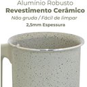 Ver imagem 3 de Fervedor Leiteira Antiaderente Cerâmica Ibiza Vanilla 0,9l - Branco