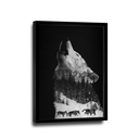 Ver imagem 2 de Quadro Lobo Uivando -- BR ARTES