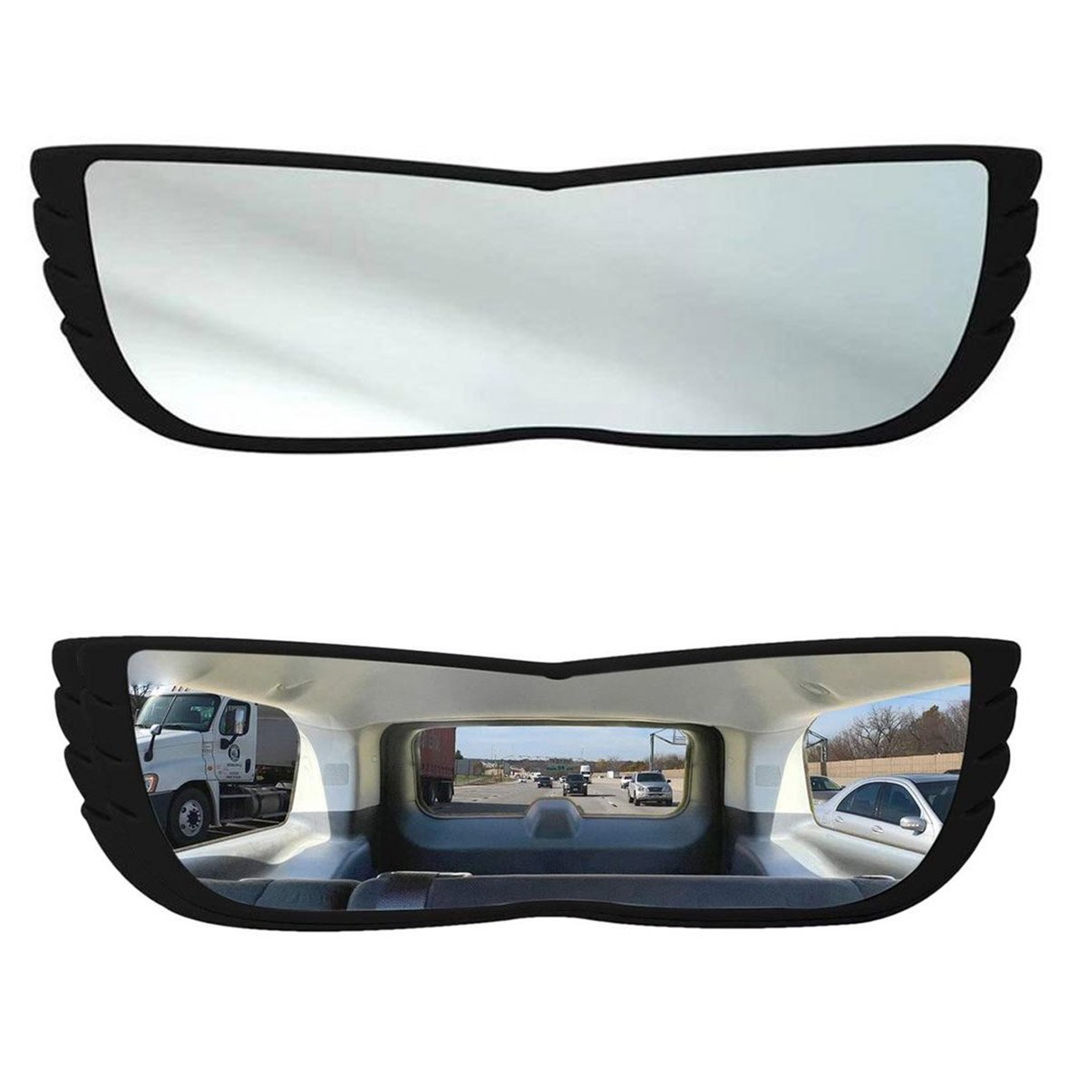 Espelho Retrovisor 160 Graus Carro Automotivo Caminhao Visao Ampla Panoramica Alta Visibilidade Prot