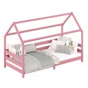 Ver imagem 7 de Cama Montessoriana Madeira Maciça Casa com Estrado Fina Rosa Idimex