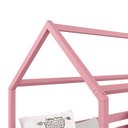 Ver mais imagens de Cama Montessoriana Madeira Maciça Casa com Estrado Fina Rosa Idimex