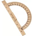 Ver imagem 5 de Kit Geométrico do Professor Com 1 Transferidor Em MDF 180 Graus e 1 Compasso Para Giz 40 cm Souza