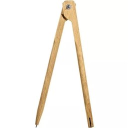 Kit Geométrico do Professor Com 1 Transferidor Em MDF 180 Graus e 1 Compasso Para Giz 40 cm Souza - 4