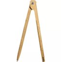 Ver imagem 4 de Kit Geométrico do Professor Com 1 Transferidor Em MDF 180 Graus e 1 Compasso Para Giz 40 cm Souza