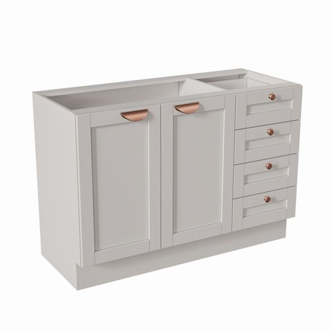 Balcão para Pia 120cm sem Tampo Arizona CabeCasa MadeiraOriginals