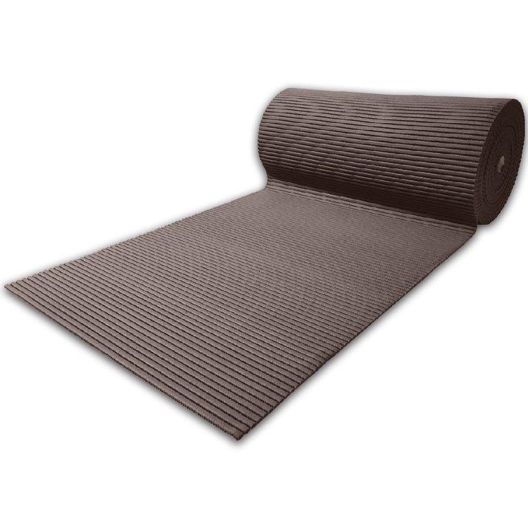 Tapete Passadeira Emborrachada Antider 65cm Venda por Metro Marrom Tapete Passadeira Emborrachada Antider 65cm Venda por Metro Marrom