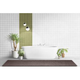 Tapete Passadeira Emborrachada Antider 65cm Venda por Metro Marrom - 3