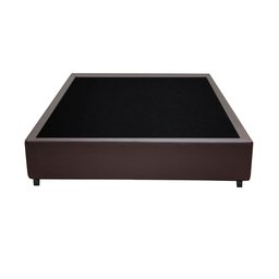 Cama Box Viúva 128 Marrom Sintetico - Santo Box - 1
