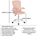 Ver mais imagens de Cadeira de Escritório Mônaco Base Giratória