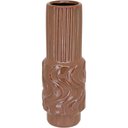 Ver imagem 1 de Vaso Decorativo Enfeite Casa Cerâmica 30x10x10cm Bege
