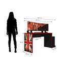 Ver imagem 4 de Mesa Gamer Escrivaninha 1 Gaveta DRX 9000 Móveis Leão