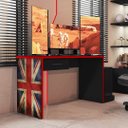 Ver imagem 1 de Mesa Gamer Escrivaninha 1 Gaveta DRX 9000 Móveis Leão