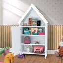 Ver imagem 1 de Estante Para Quarto Infantil Casinha Branca Farah Shop JM