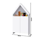 Ver imagem 4 de Estante Para Quarto Infantil Casinha Branca Farah Shop JM