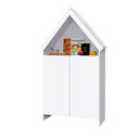 Ver imagem 2 de Estante Para Quarto Infantil Casinha Branca Farah Shop JM