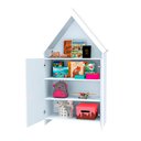 Ver imagem 3 de Estante Para Quarto Infantil Casinha Branca Farah Shop JM