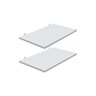 Kit 2 Prateleira Branca 60X30 + Suporte Flutuante Mdf  Organizadora Decoração Cozinha Banheiro Sala - 2